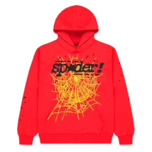 Sp5der PINK V2 Hoodie Red